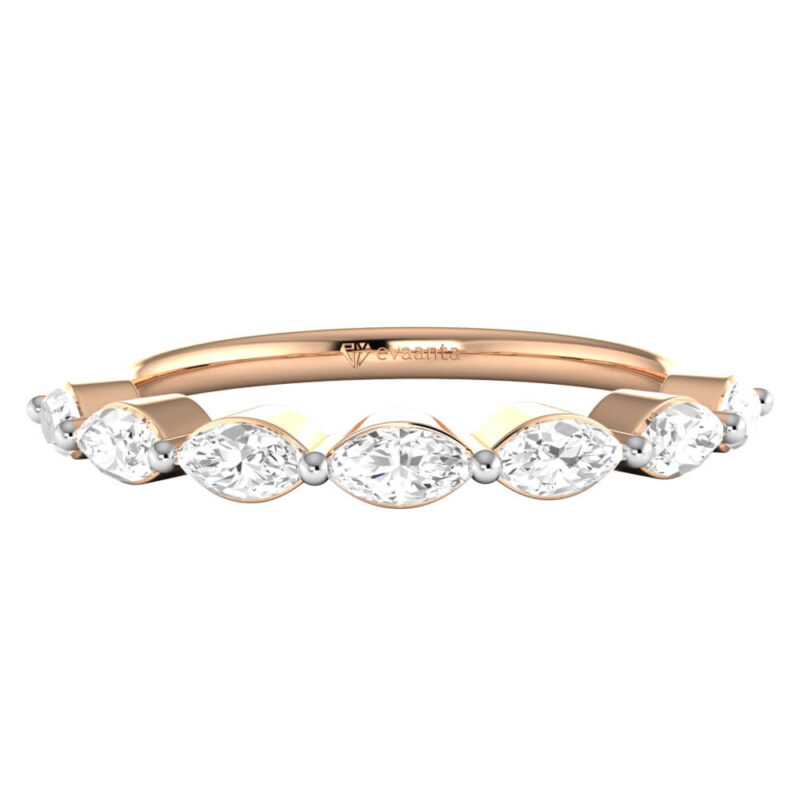 floating marquise diamond ring