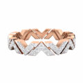 Zig Zag diamond ring