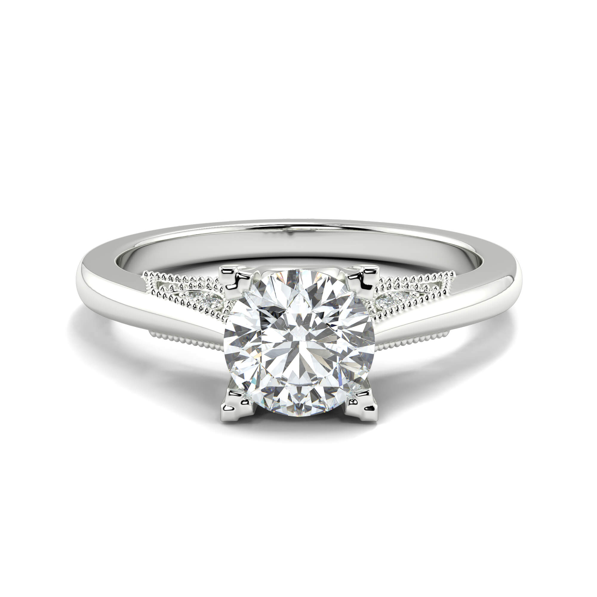 RG210127-RD-WHITE-ROUND-C Round Diamond Ring