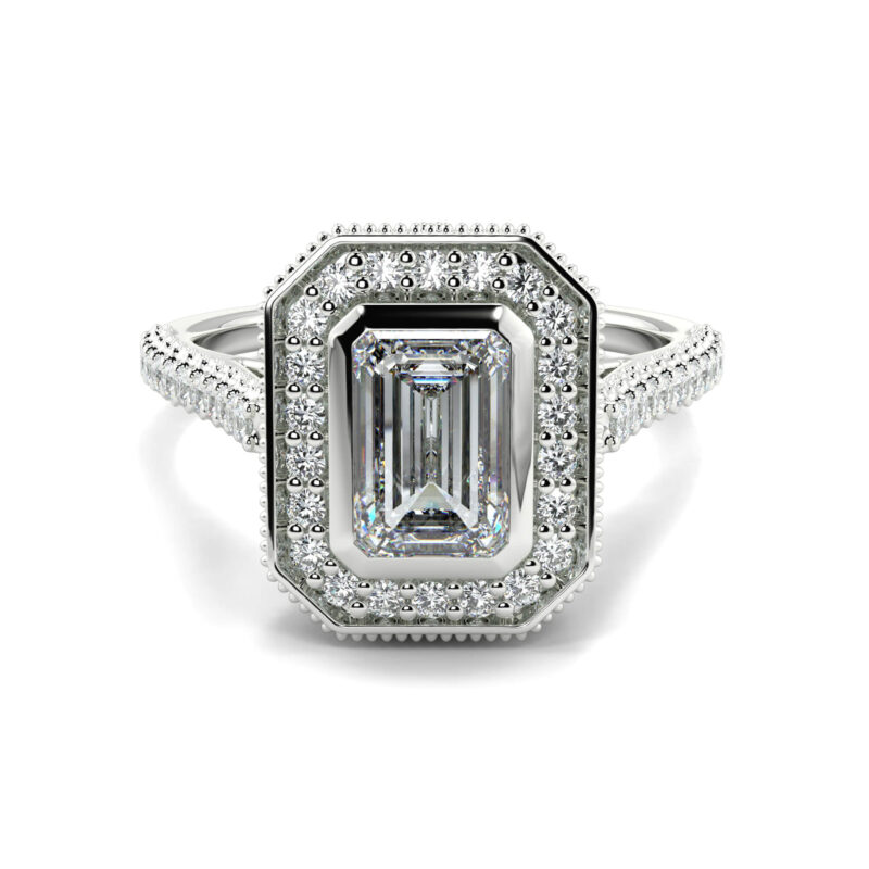 Emerald Cut Diamond Ring