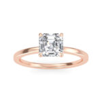 Asscher Diamond Ring