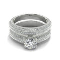 Side Stone Diamond Ring