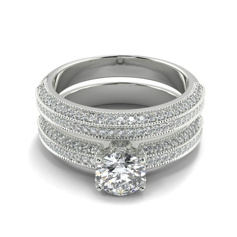 Side Stone Diamond Ring