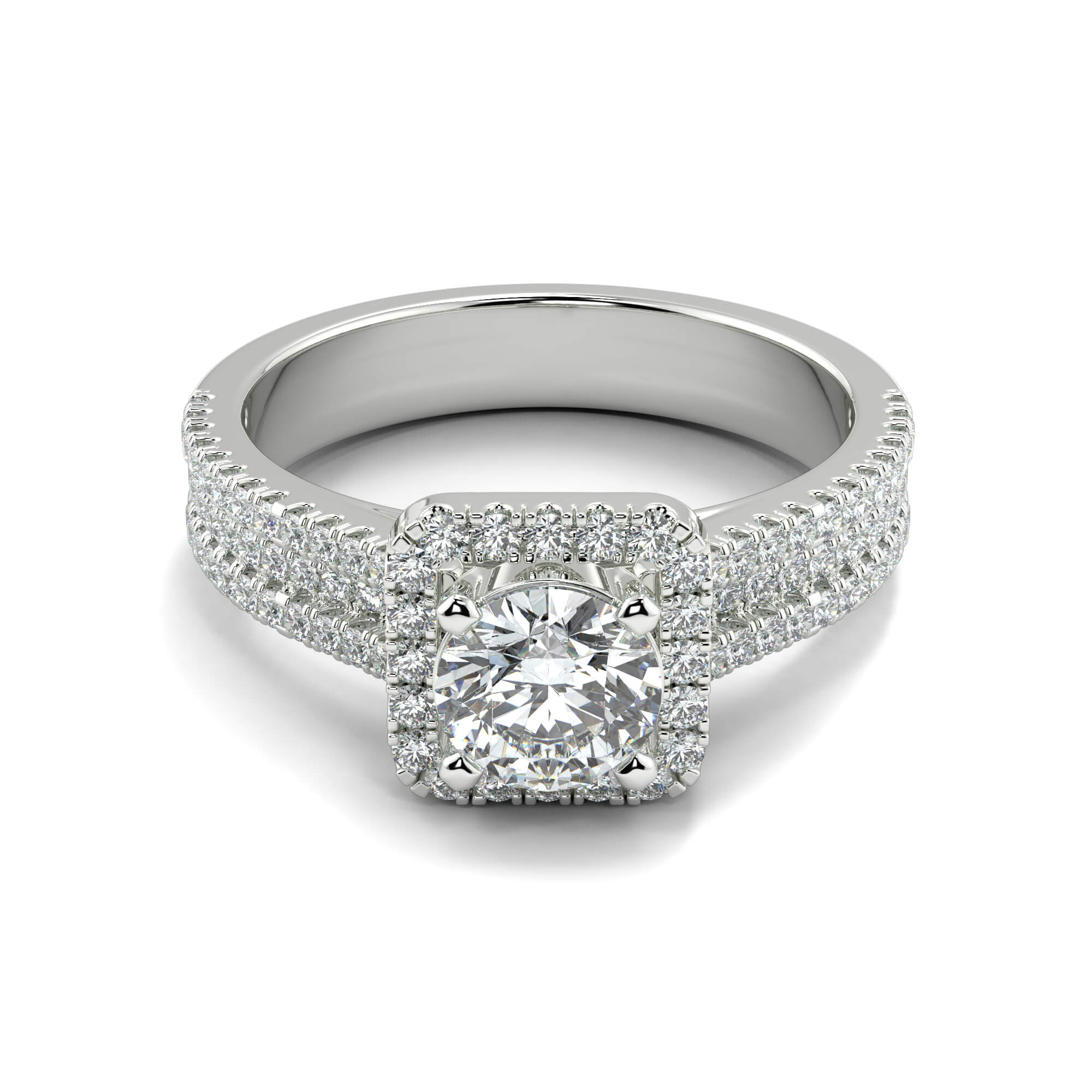 RG210066-RD-WHITE-ROUND-C Halo Diamond Ring