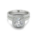 Halo Diamond Ring