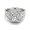 Halo Diamond Ring