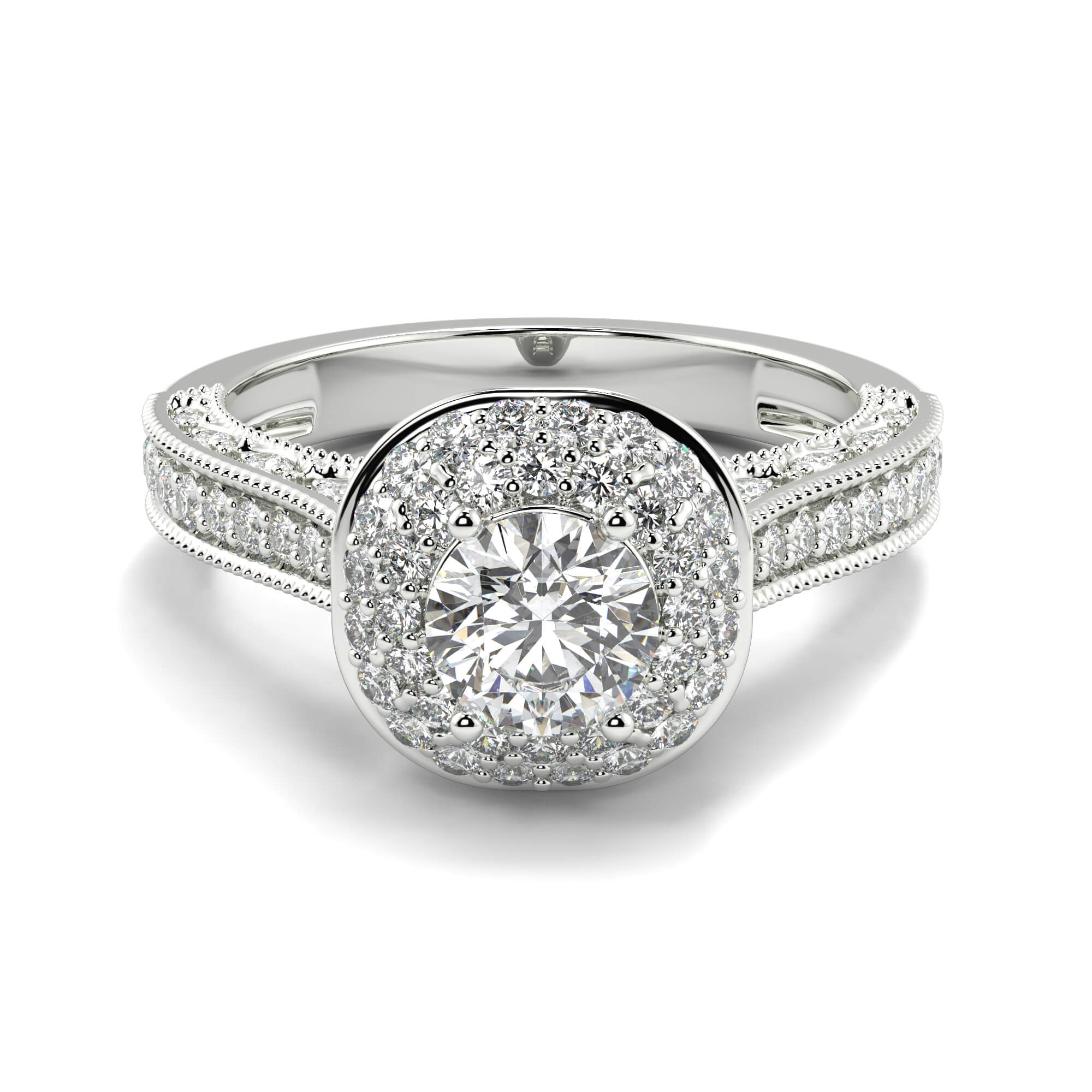 RG210121-RD-WHITE-ROUND-C Halo Diamond Ring