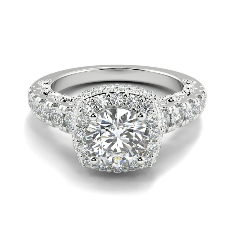 Halo Diamond Ring