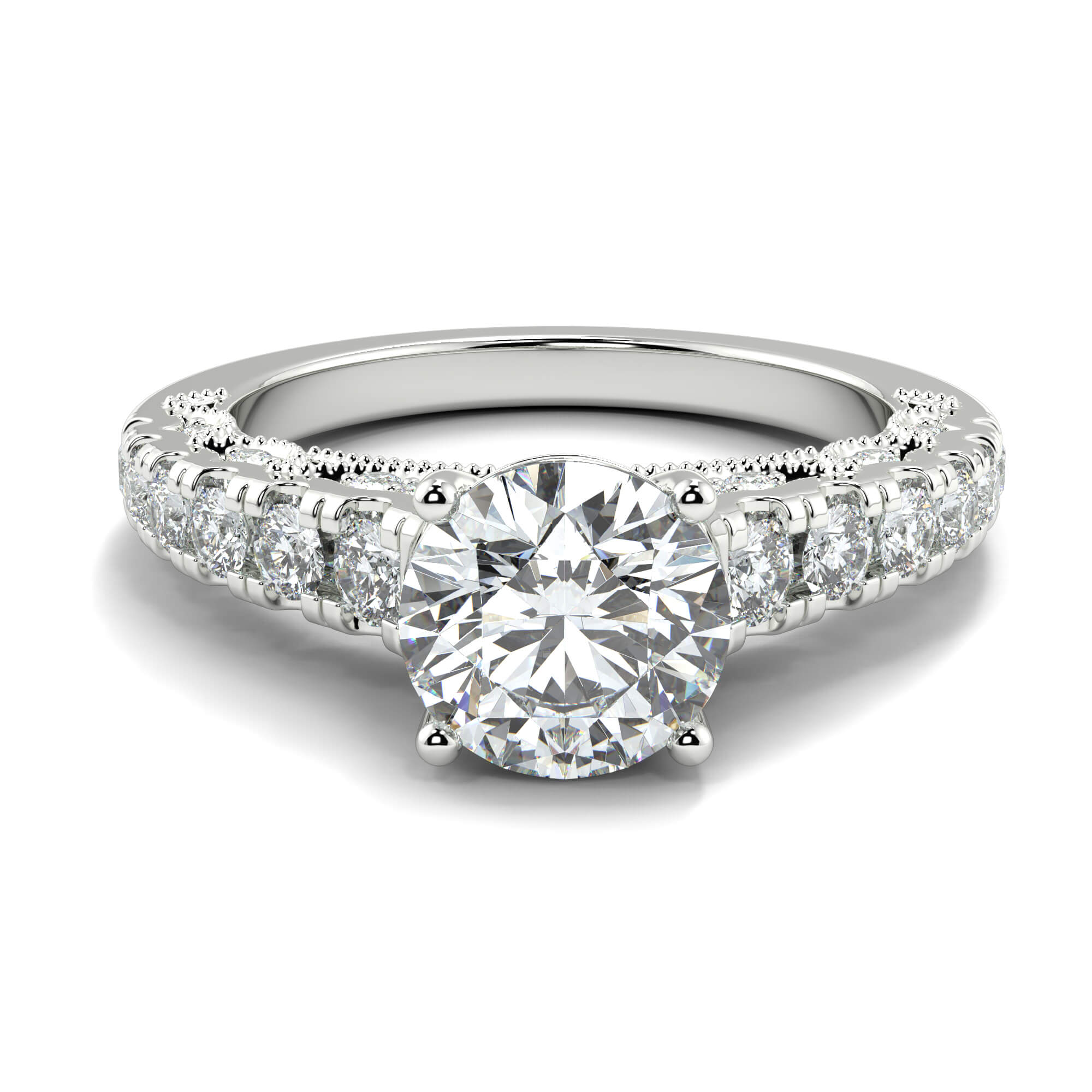 RG210141-RD-WHITE-ROUND-C Side Stone Ring