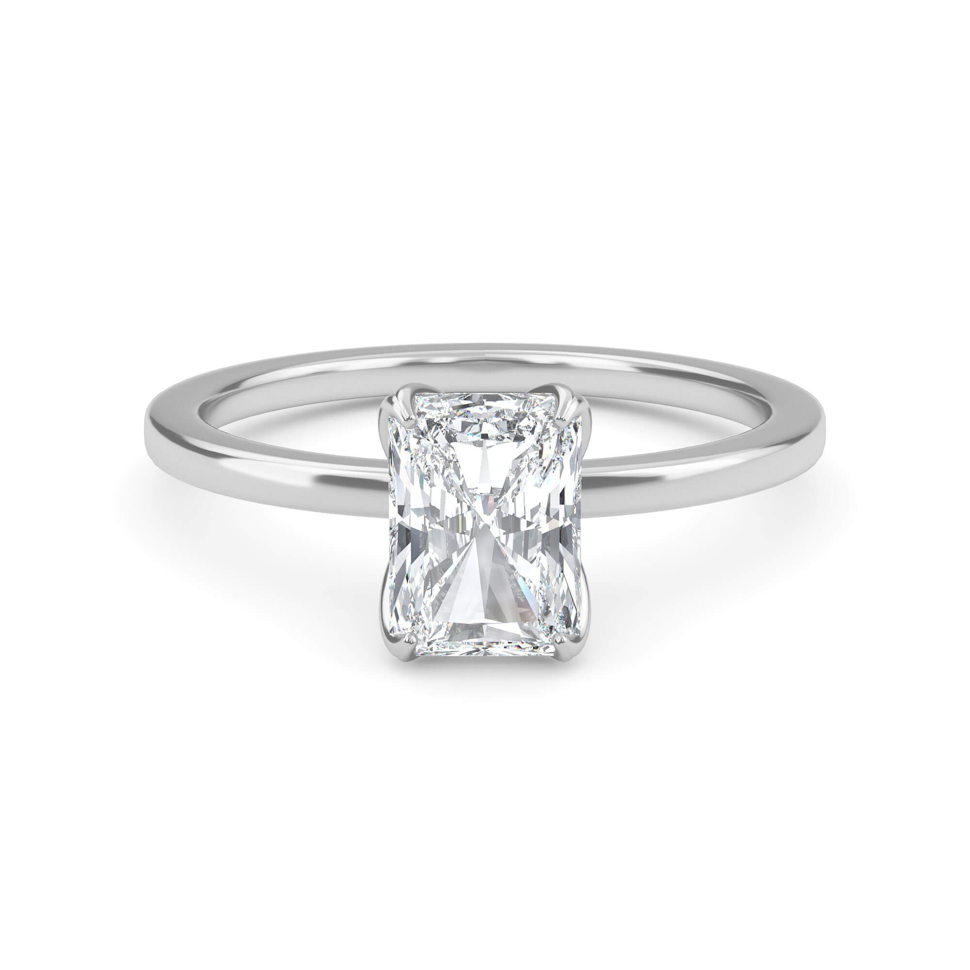 RG210169-RA-WHITE-RADIANT-C Engagement Ring