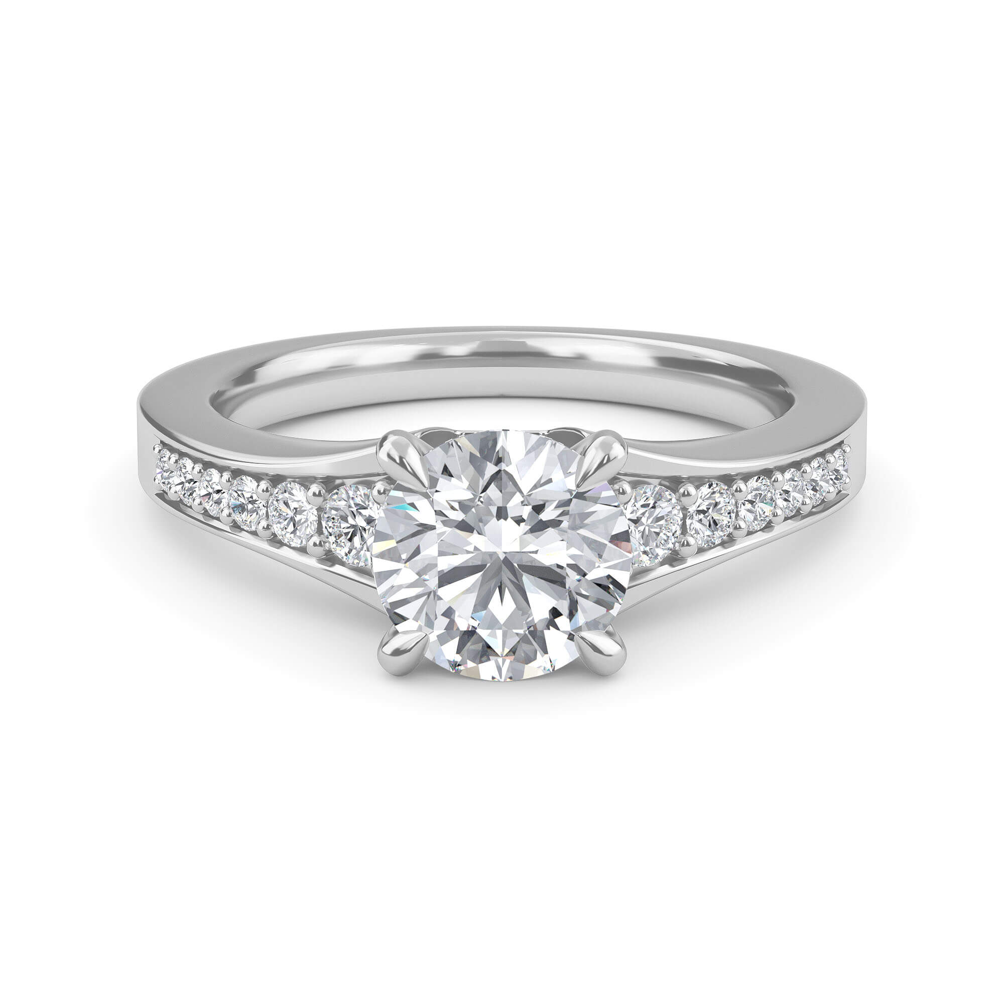 RG210172-RD-WHITE-ROUND-C Wedding Ring