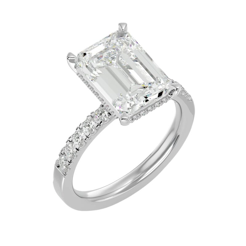 Emerald Cut Diamond Ring