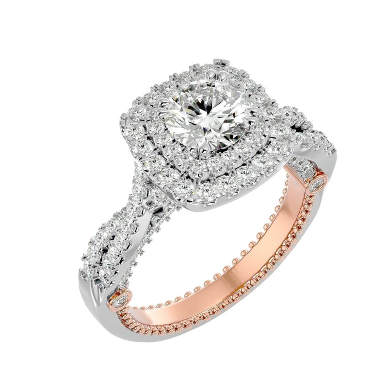 Halo Diamond Ring
