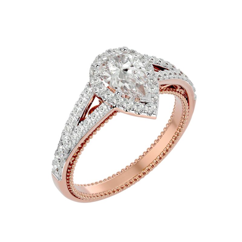 Pear Cut Diamond Ring
