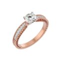 Round Cut Diamond Ring